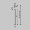 Трековый светильник MAYTONI FOCUS LED TR156-1-5W3K-PT